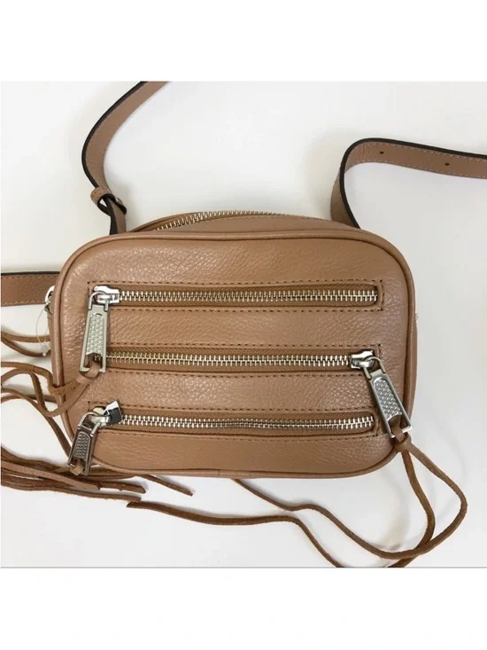 Rebecca Minkoff Tan Leather festival fringe belt bag - Picture 3 of 7